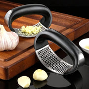 Stainless Steel Garlic Press Crusher.