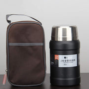 800ML Vacuum Food Thermos Double Wall 316 Stainless Steel Lunch Box with Foldable Spoon